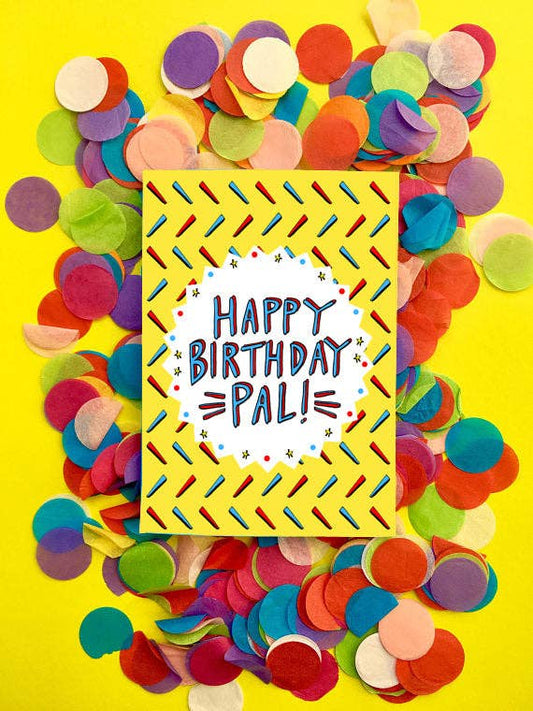 Happy Birthday Pal! Scottish Birthday Card