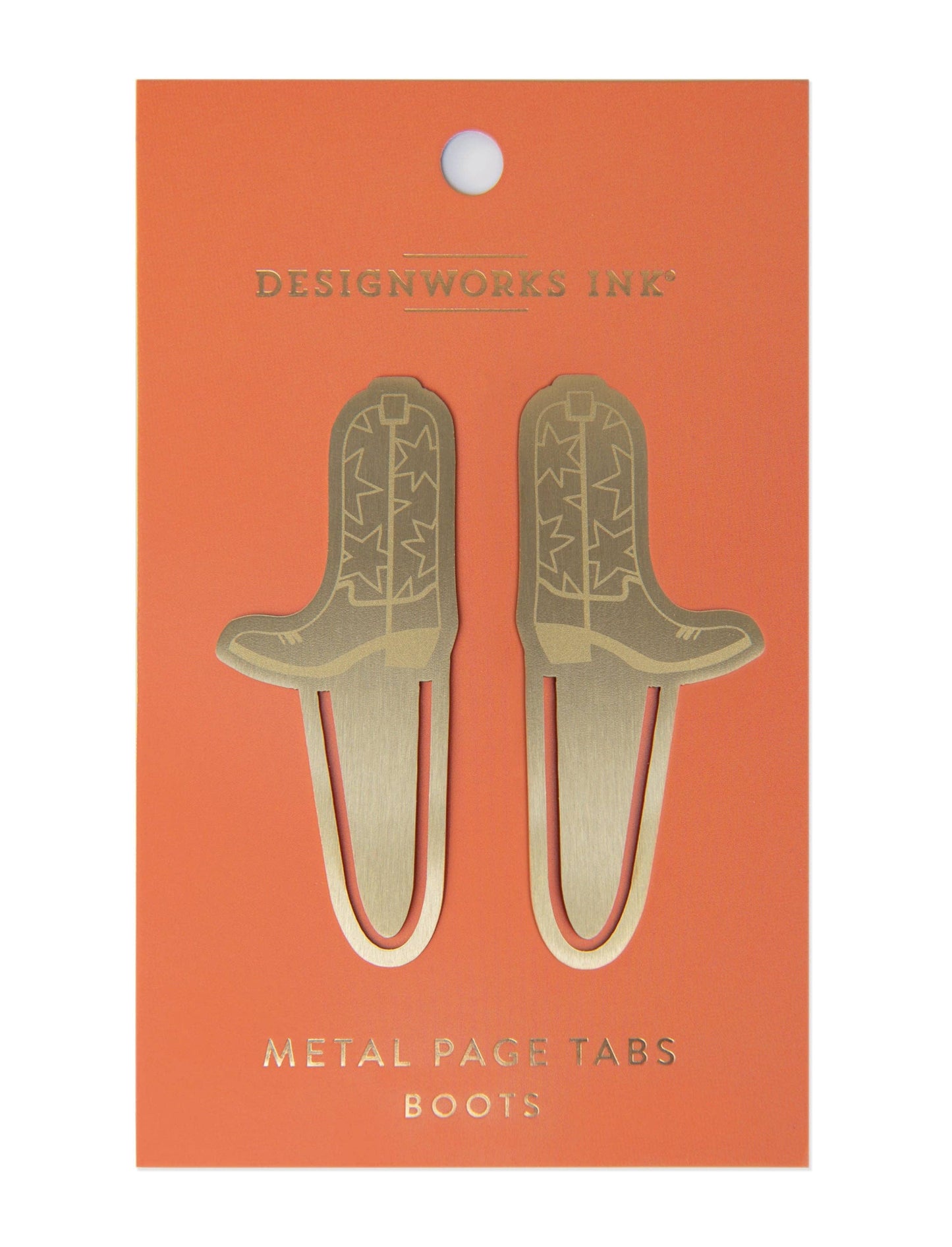 Cowboy Boots Metal Page Tabs