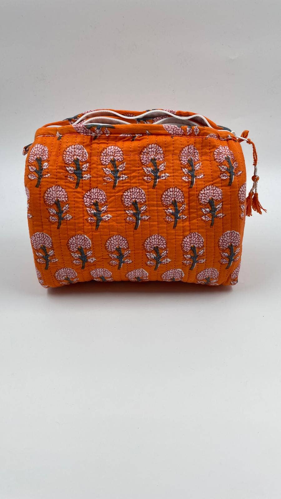 Quilted Kantha Wash Bag In Assorted Sizes