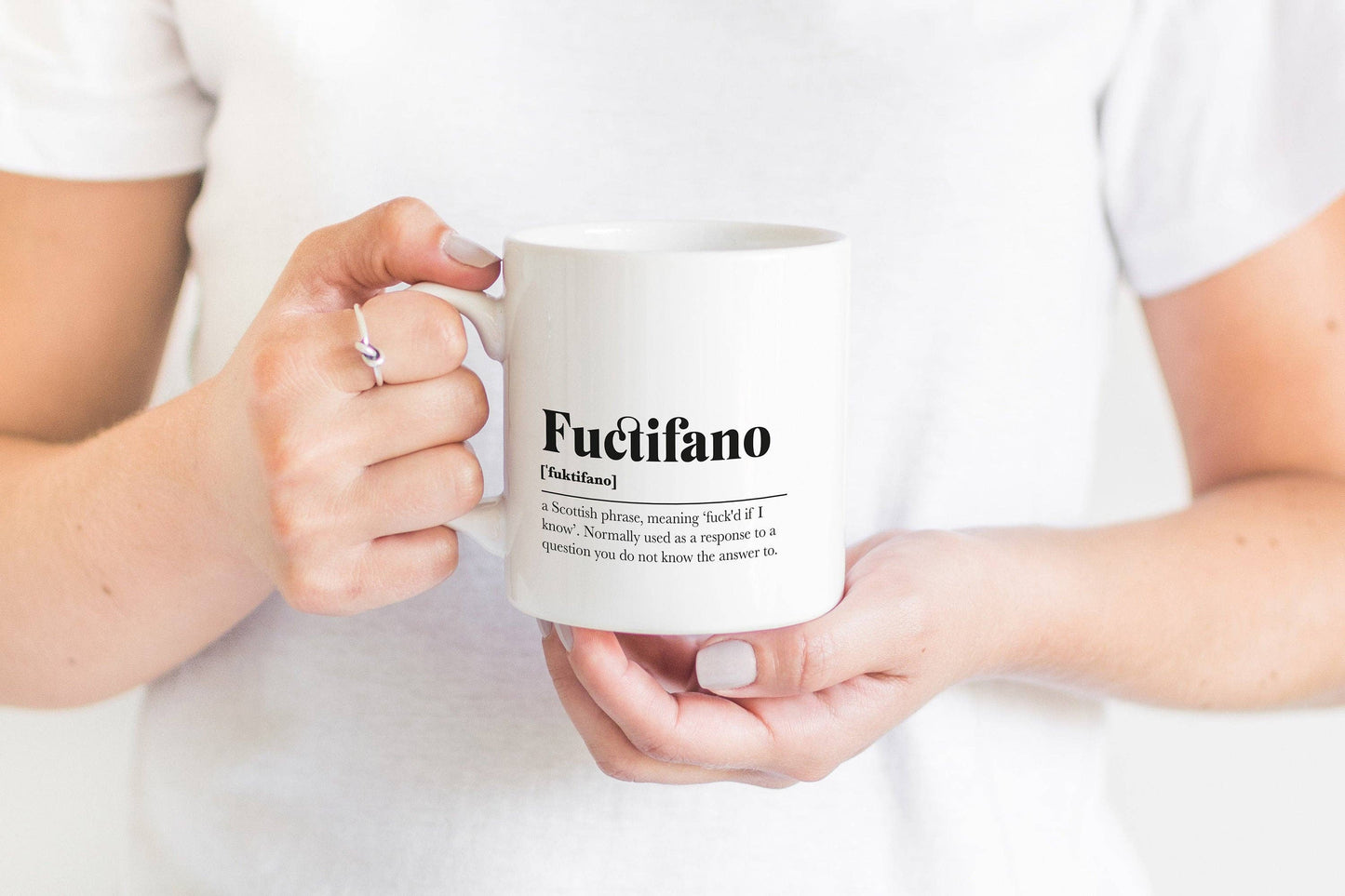 Fuctifano Greeting Scots Saying Mug