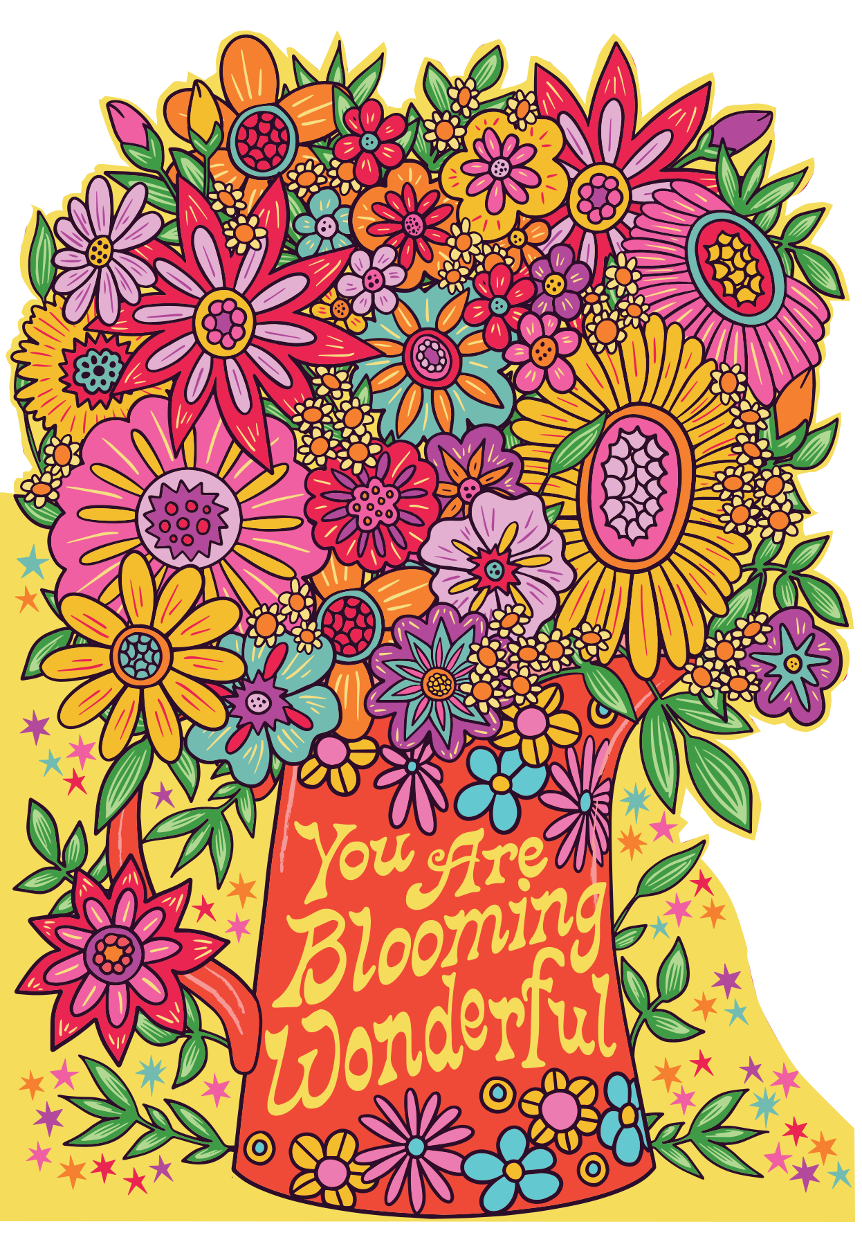 You Are Blooming Wonderful Greeting Card