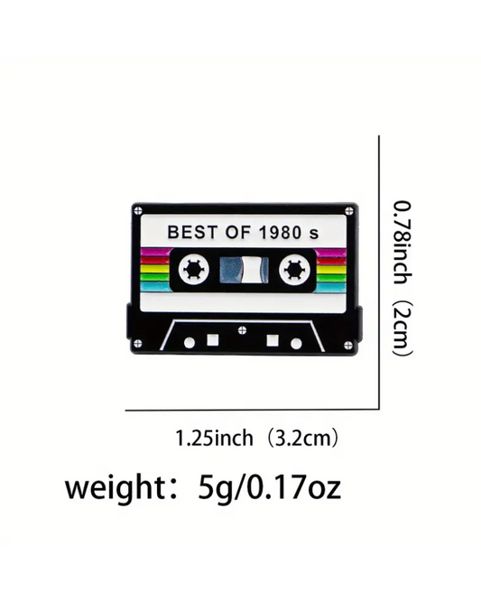 Best Of The 1980s Enamel Pin Badge