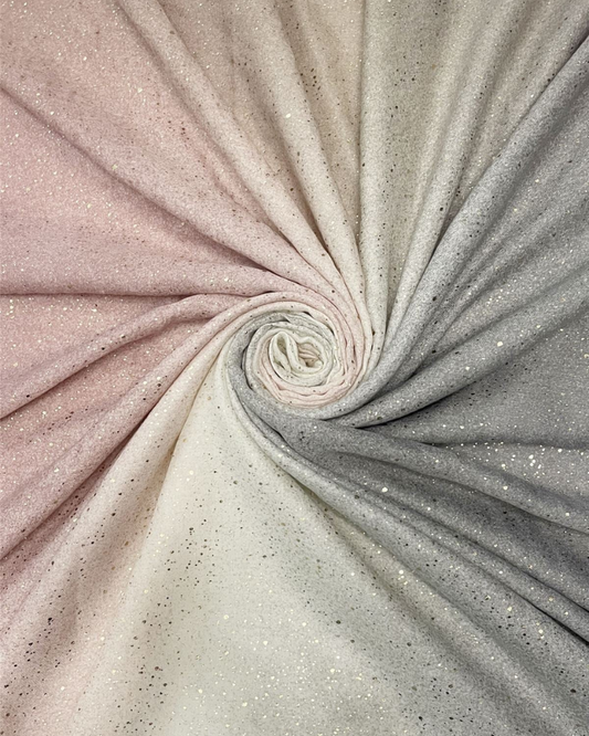 Pink Ombre Foil Print Scarf