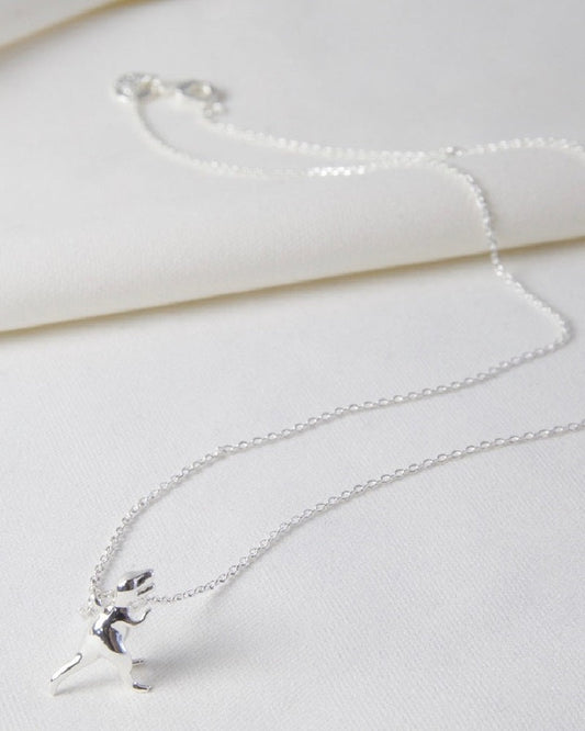 T-Rex Dinosaur Necklace Sterling Silver