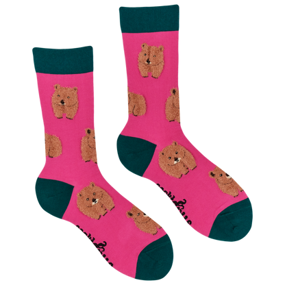 Fluffy Wombat Unisex Socks