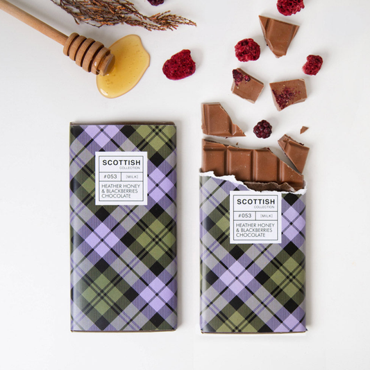 Heather Honey & Blackberry Chocolate Bar