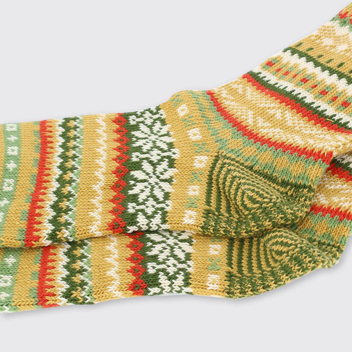 Men's Fairisle Socks Green