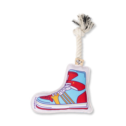 High Top Sneaker Pet Toy Rope By Speckle And Spot