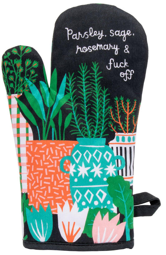 Parsley,Sage, Fuck Off Oven Mitt