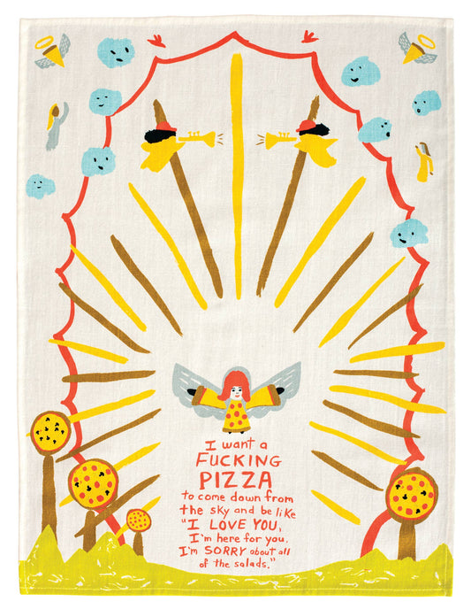 Fucking Pizza Kitchen Dish Towel