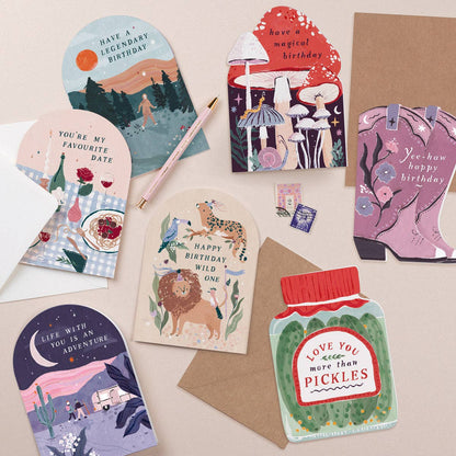 Love You More Than Pickles Greeting Card