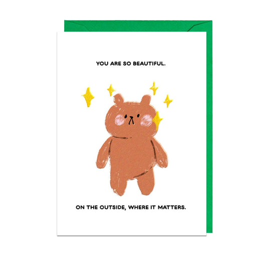 So Beautiful Greetings Card