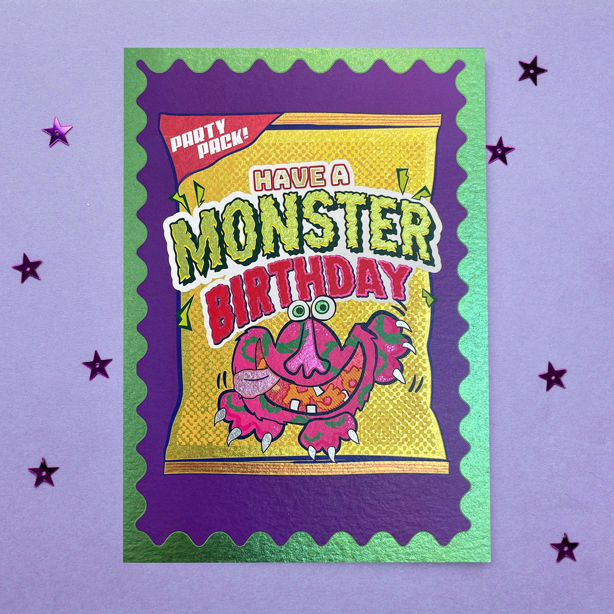 Have a Monster Munch Birthday Card