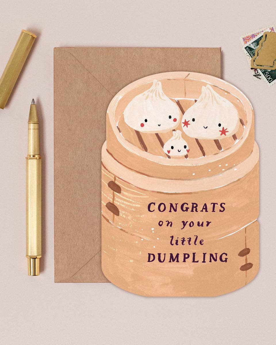 Little Dumpling New Baby Card