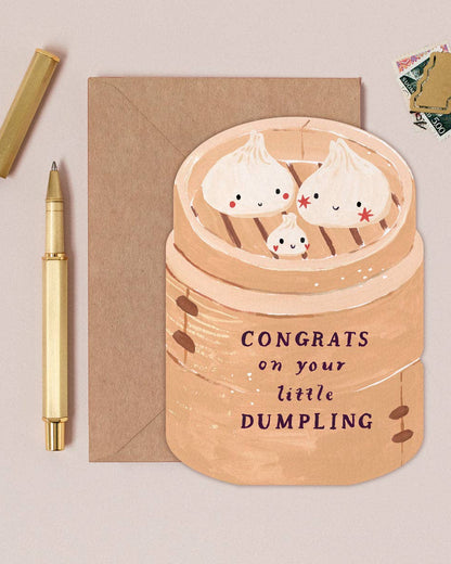 Little Dumpling New Baby Card