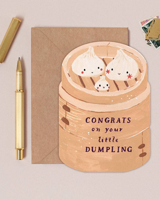 Little Dumpling New Baby Card