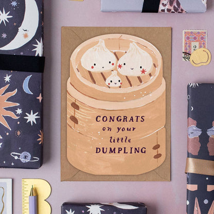 Little Dumpling New Baby Card