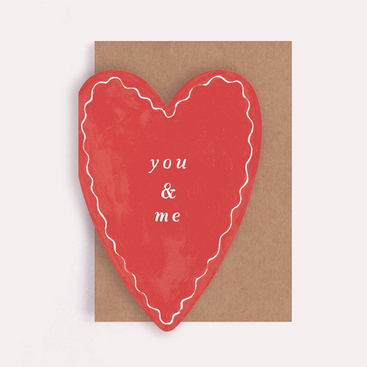 You & Me Heart Card | Anniversary Cards | Valentines Cards