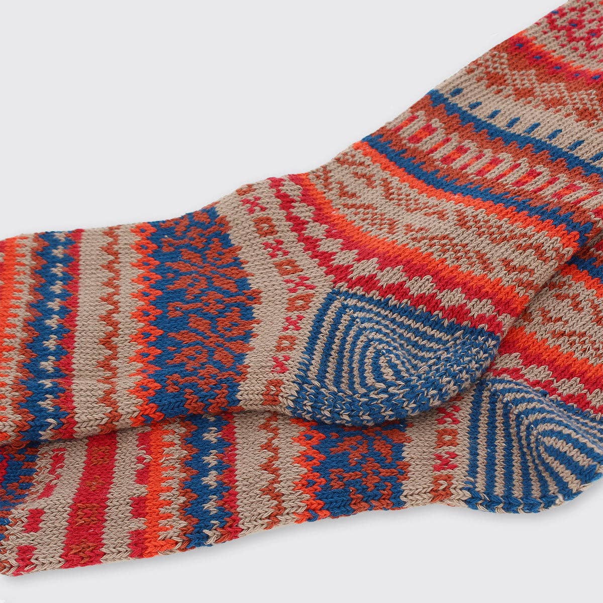 Men's Fairisle Socks Red