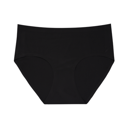 Classic Black Seamless Full Briefs