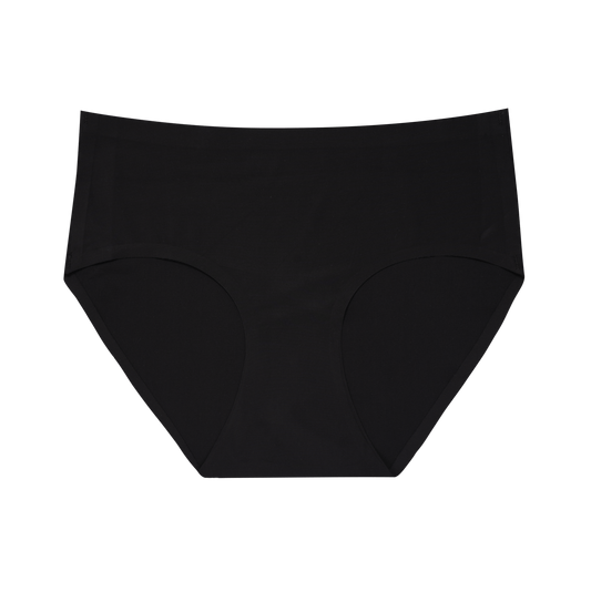 Classic Black Seamless Full Briefs