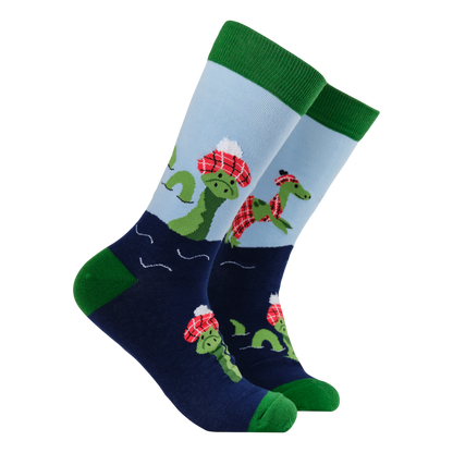 Loch Ness Monster Tartan Hat Socks Kids