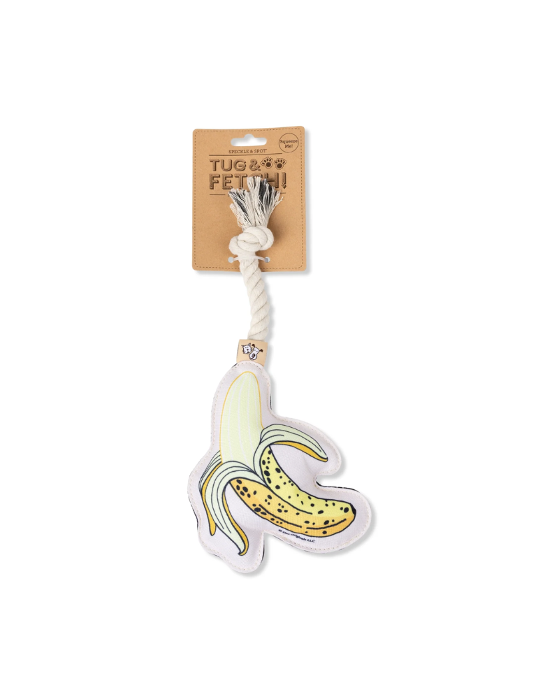 Banana Pet Toy Rope By Speckle And Spot