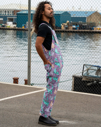 Purrfect Cats Unisex Stretch Dungarees