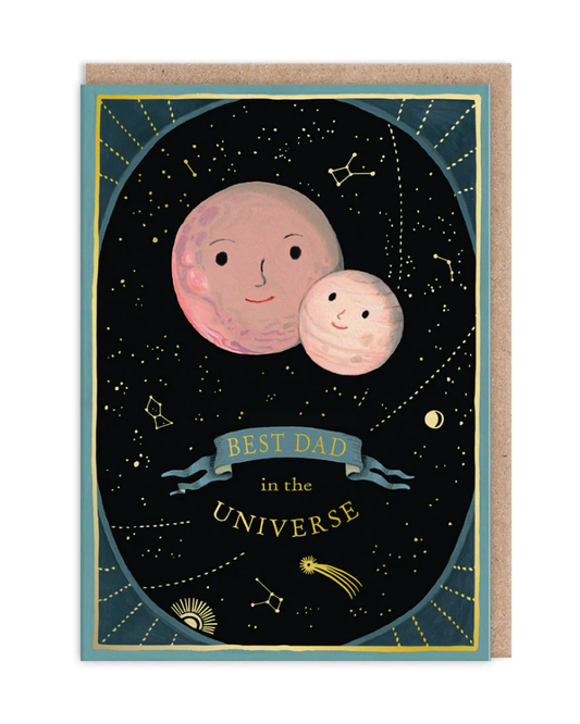 Best Dad in the Universe Greeting Card