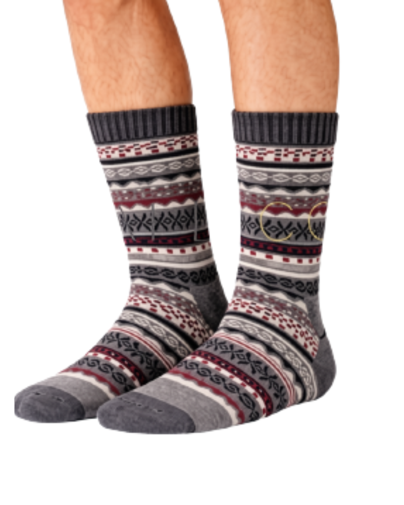 Nordic Super Soft Wool Blend Knitted Socks Assorted