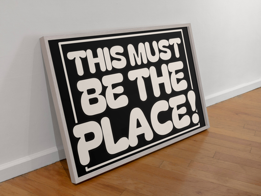 This Must Be The Place Talking Heads Inspired A4 Art Print