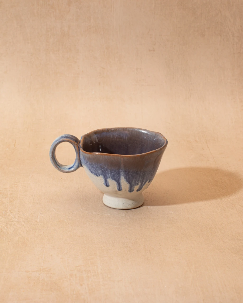 Colette Ceramic Tea Cup in Assorted Colours