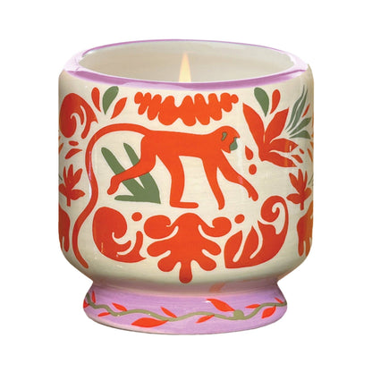 Jungle Ceramic Candle - Coconut & Amber