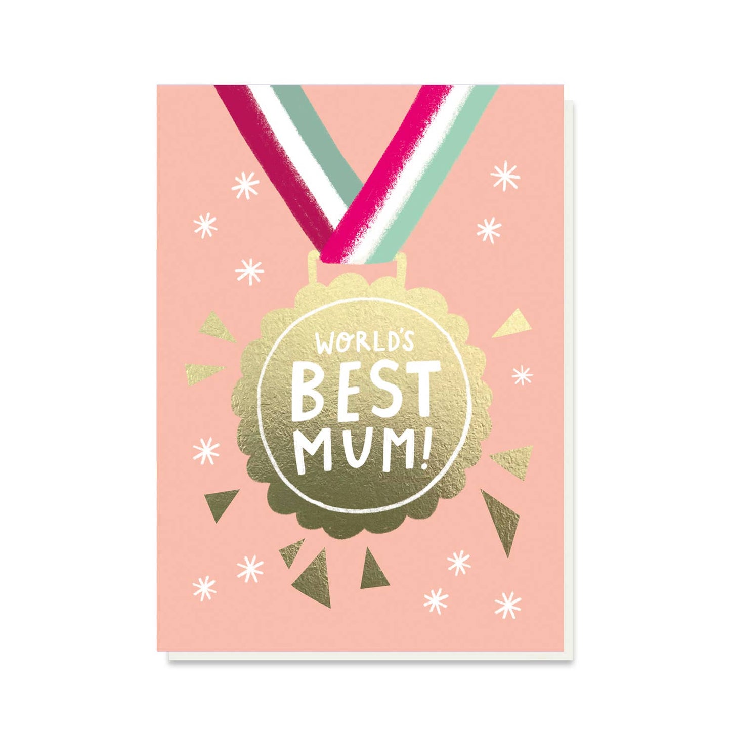 World's Best Mum Foiled Card