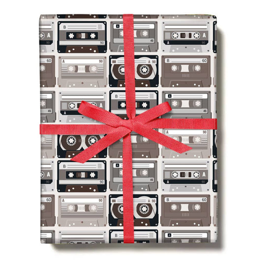 Retro Cassette Gift Wrap