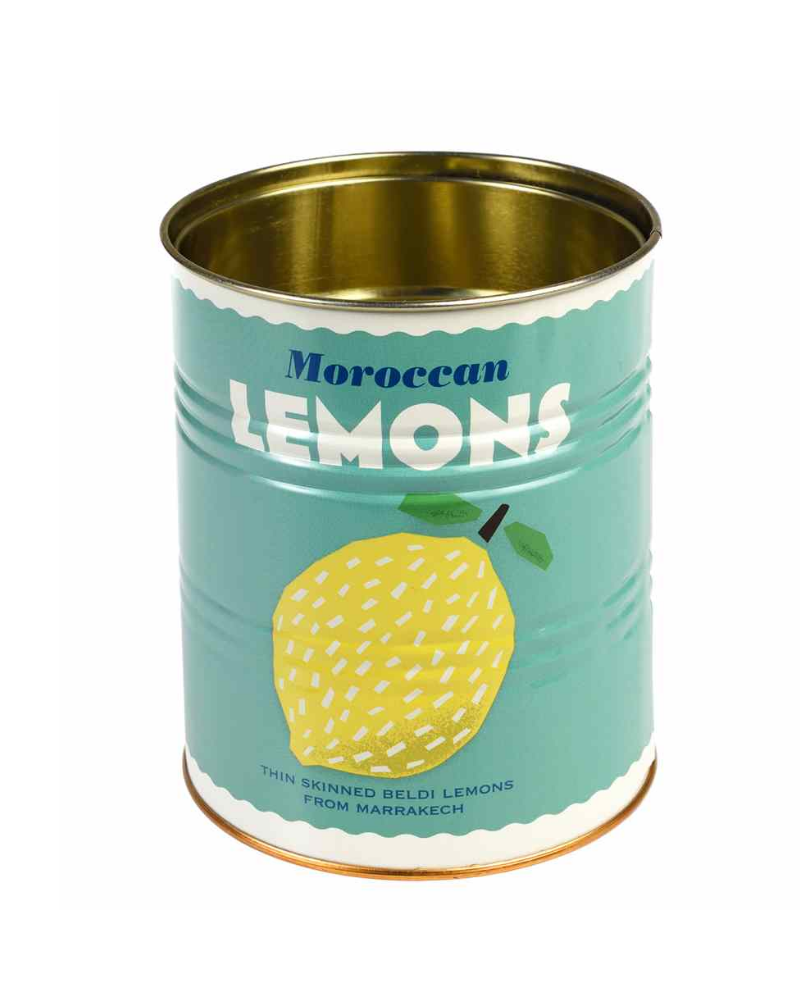 Lemon And Harissa Storage Tins Set Of 2