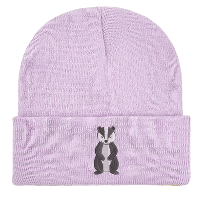 Badger Beanie Hat Lavender