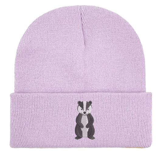 Badger Beanie Hat Lavender