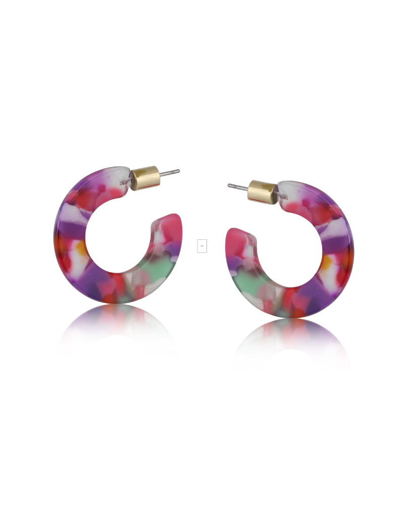 Erica Thick Hoop Earrings