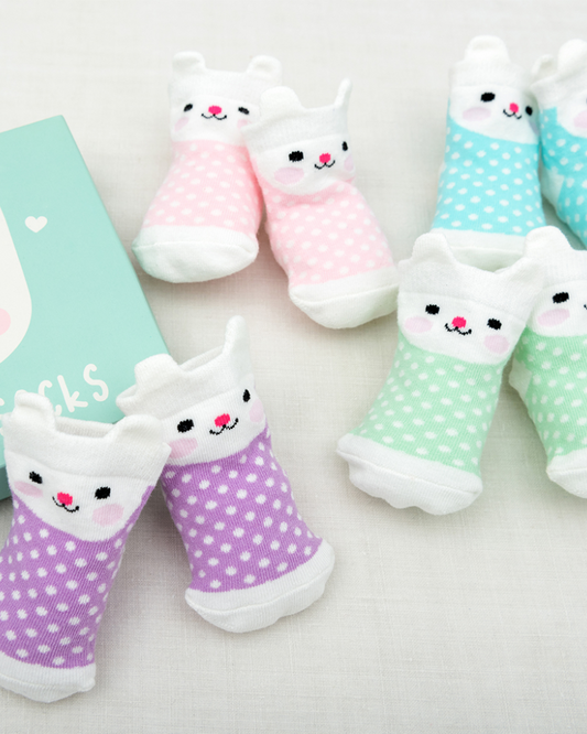 Bunny Baby Socks Set of 4