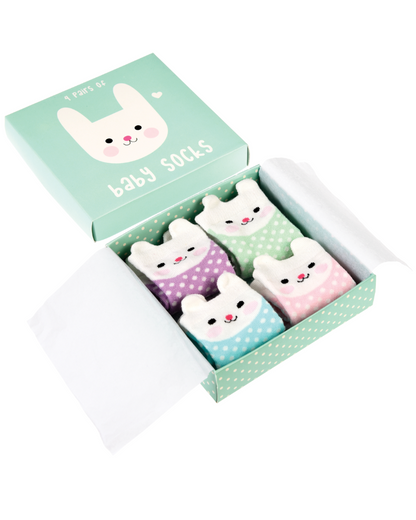 Bunny Baby Socks Set of 4