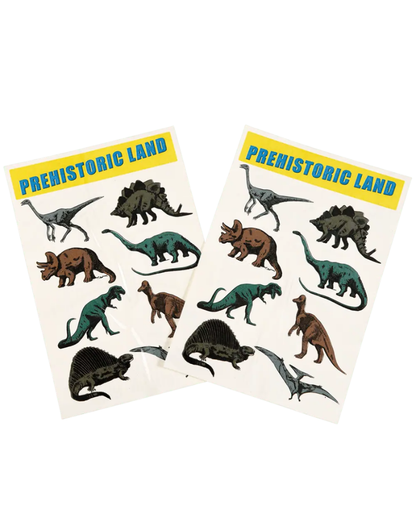Prehistoric Land Dinosaur Temporary Tattoos