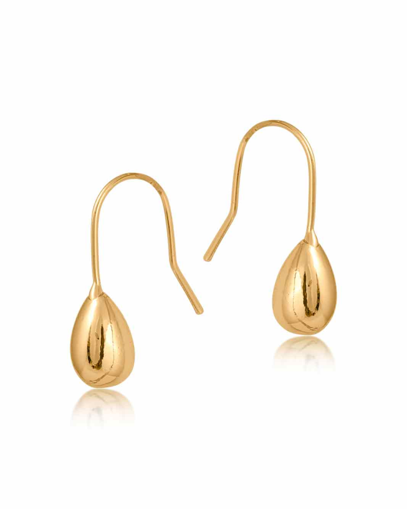 Salome Water Drop Earrings in Gold