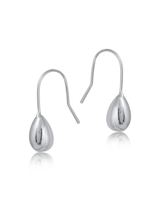 Salome Water Drop Earrings in Silver