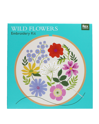 Wild Flowers Embroidery Kit
