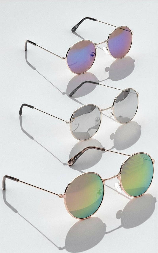 Toby Round Polarised Unisex Sunglasses