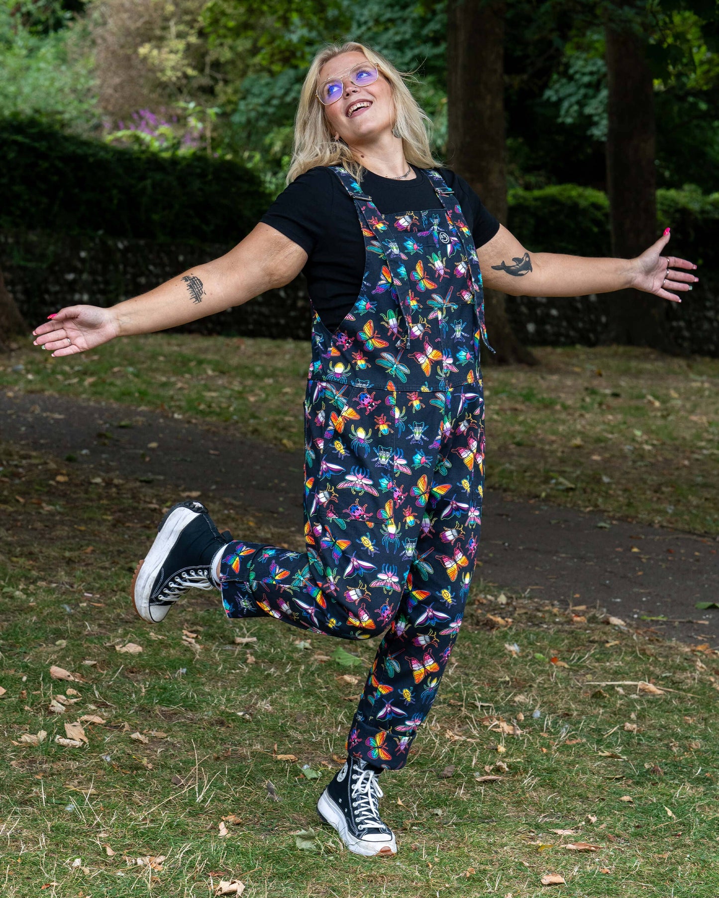 Pride Bugs Unisex Stretch Dungarees