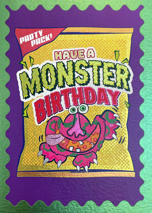 Have a Monster Munch Birthday Card