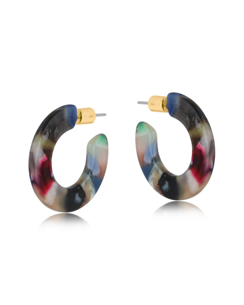 Camille Flat Hoop Earrings