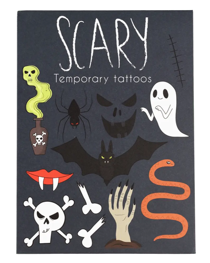 Scary Temporary Tattoos